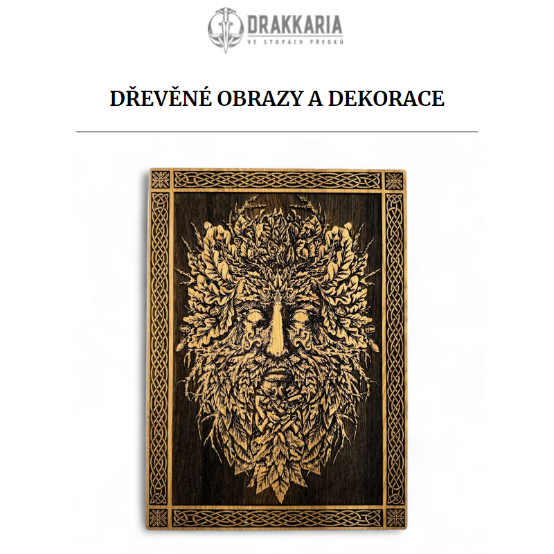 Dřevěné obrazy – originální dárek z dubového dřeva