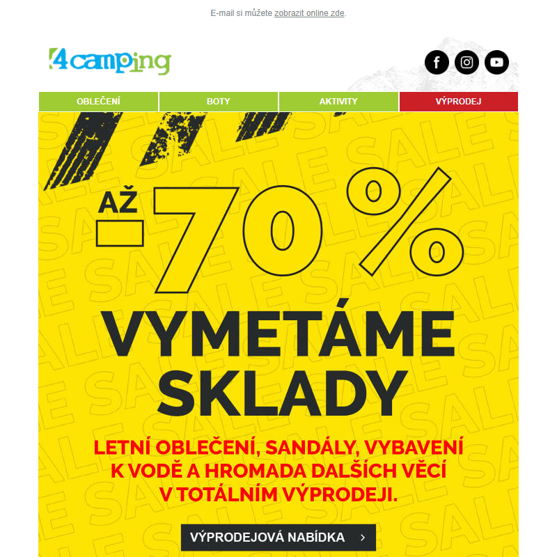 _ Vymetáme sklady