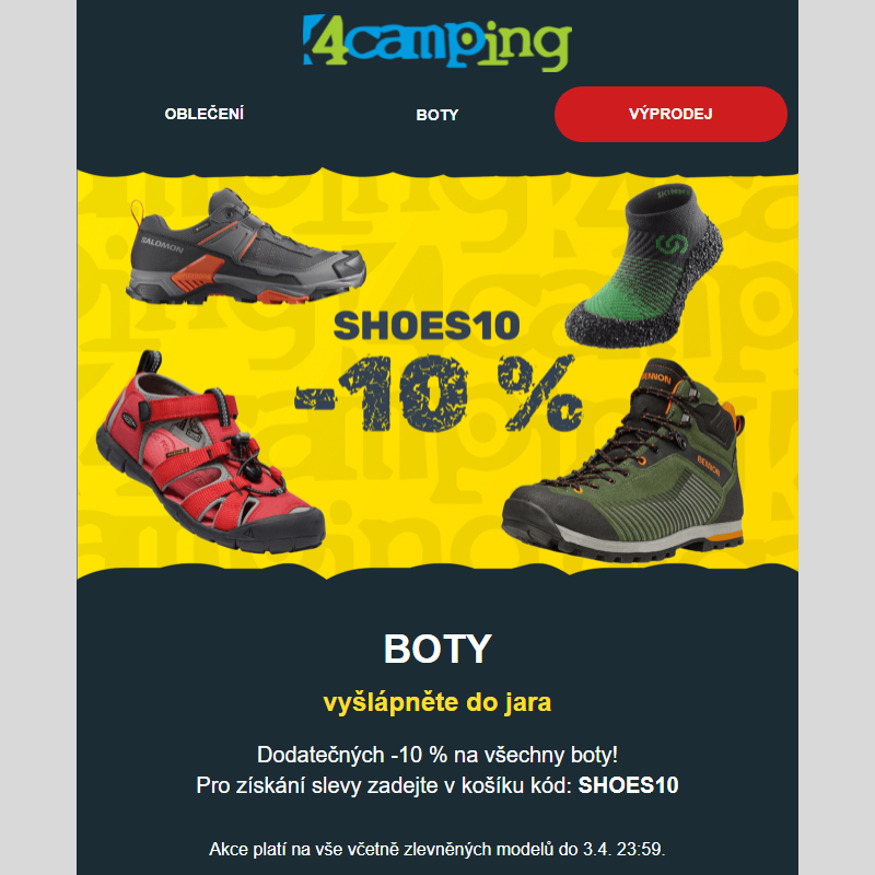 _ Dodatečná sleva 10 % na všechny boty
