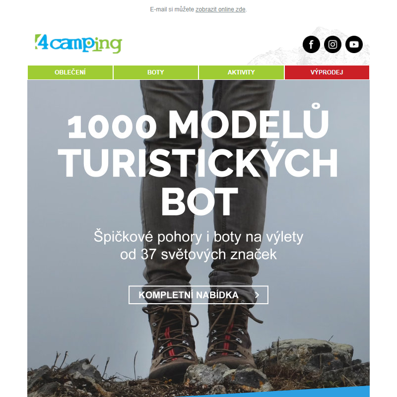 _ 1000 modelů turistických bot