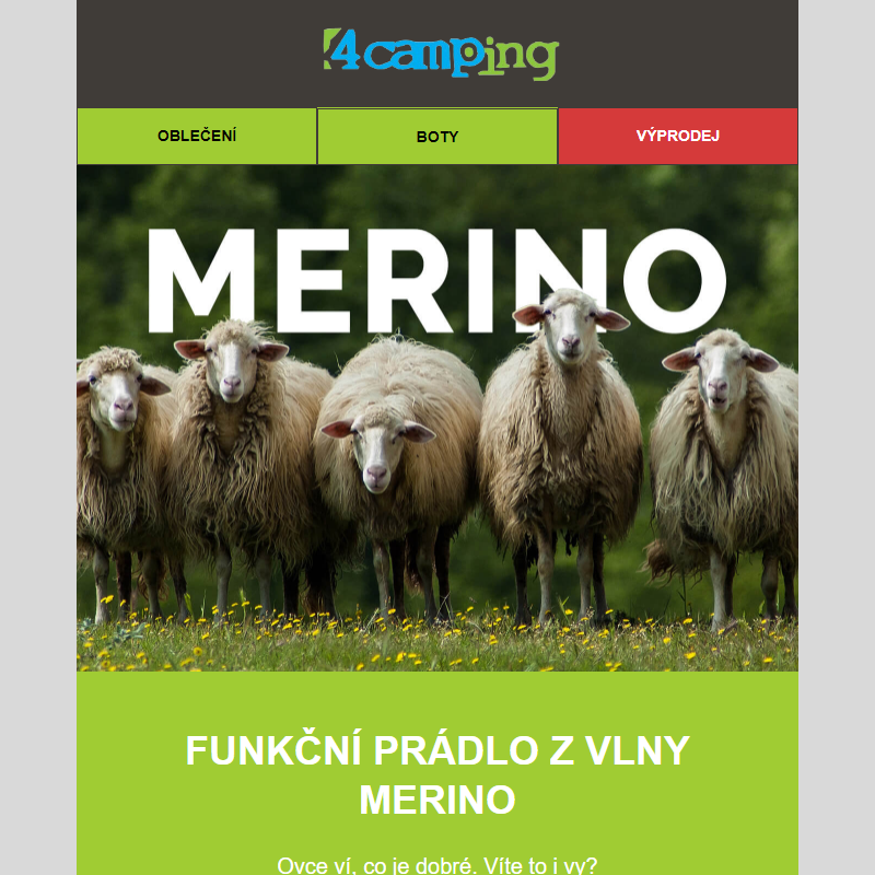 _ Ovečky, ovečky, pojďte domů - merino speciál