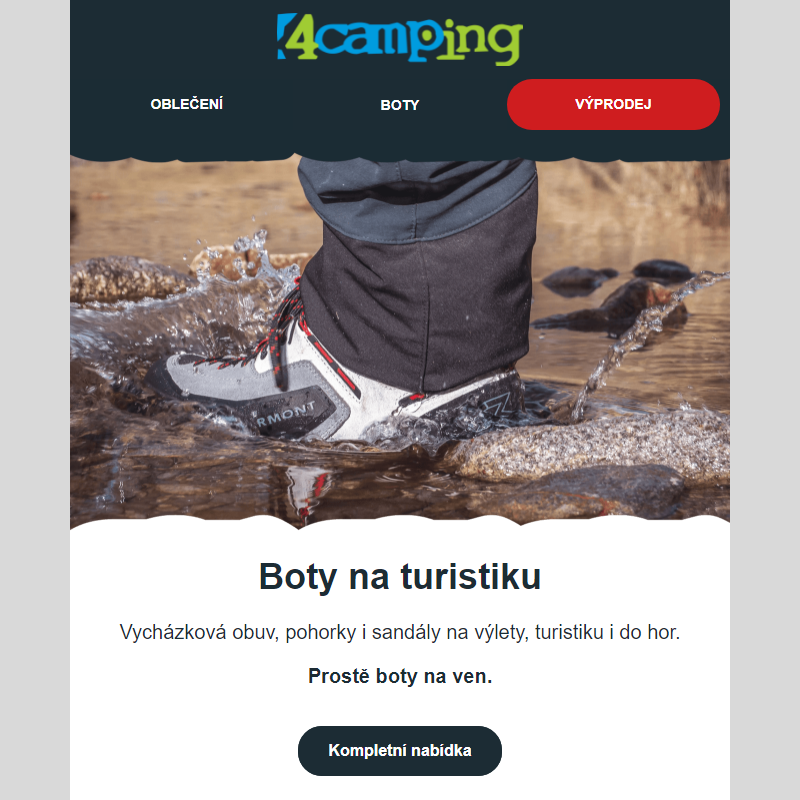 _ Turistické boty pro výletníky i náročné uživatele.