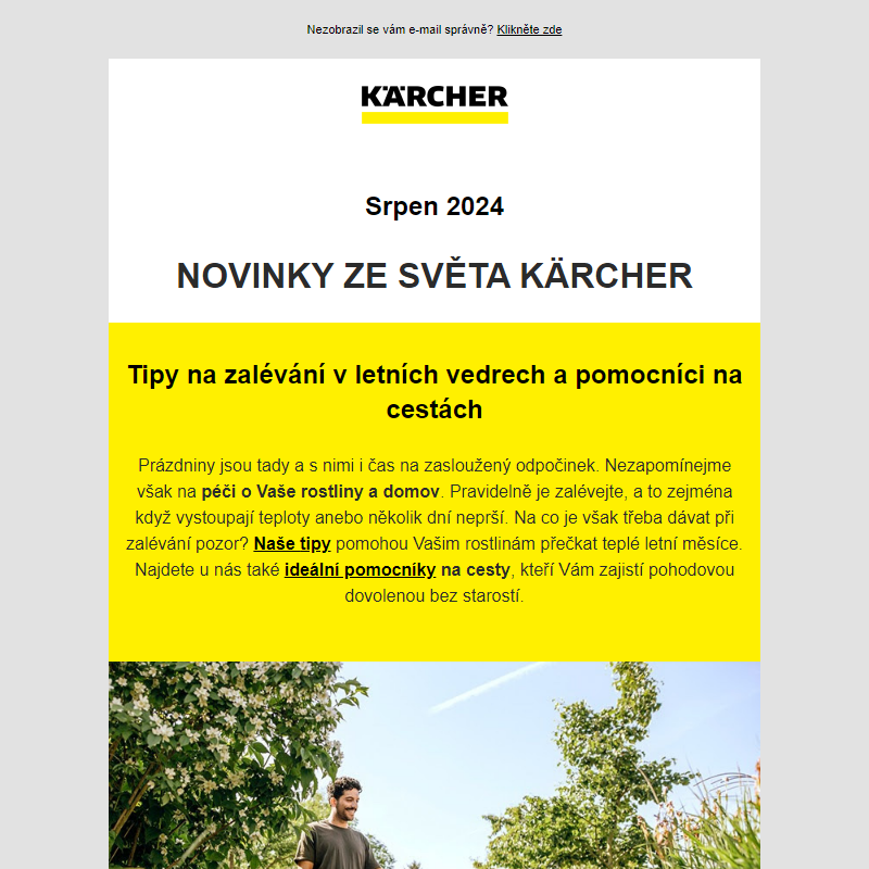 Novinky ze světa Kärcher 