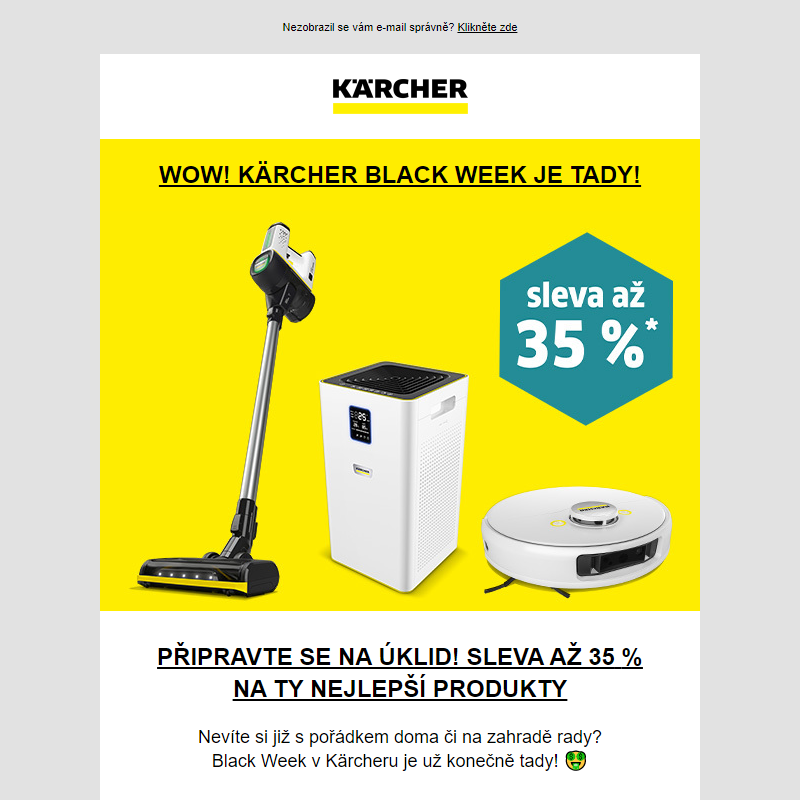 _ Black Week úklidová horečka: až 35% slevy!