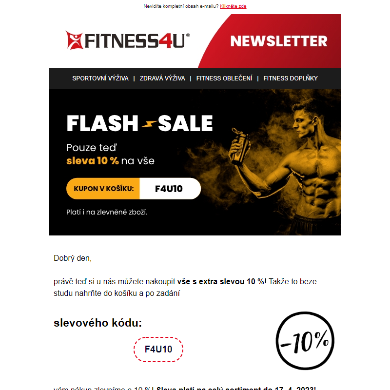 Flash_sale - 10 % na vše!
