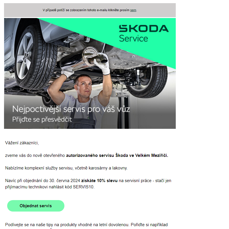 Otevření nového autorizovaného servisu Škoda