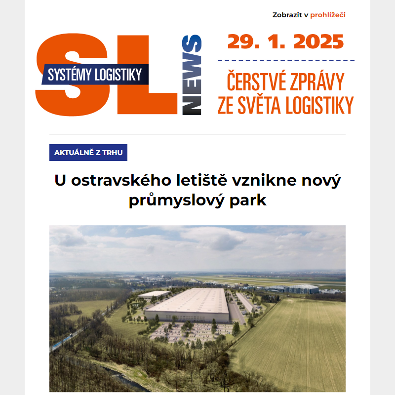 U ostravského letiště vznikne nový průmyslový park, co bude profilovat dodavatelské řetězce v roce 2025, speciální přeprava na Ukrajinu… a další zprávy ze světa logistiky