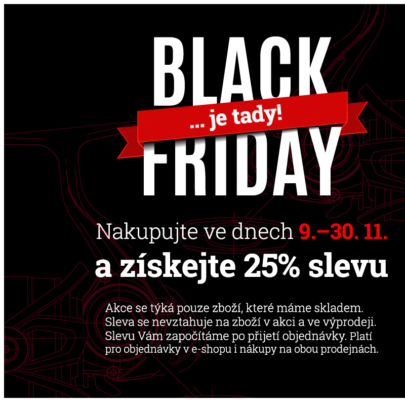 BLACK FRIDAY už jen do příští soboty