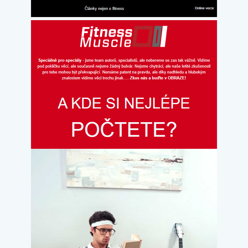 Fitness čtení na červenec: bulvár, návody, recepty, rozhovory