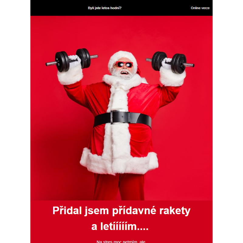 Odpočítáváme - 3.Adventní neděle - těšíte se na Fitness nadílku?