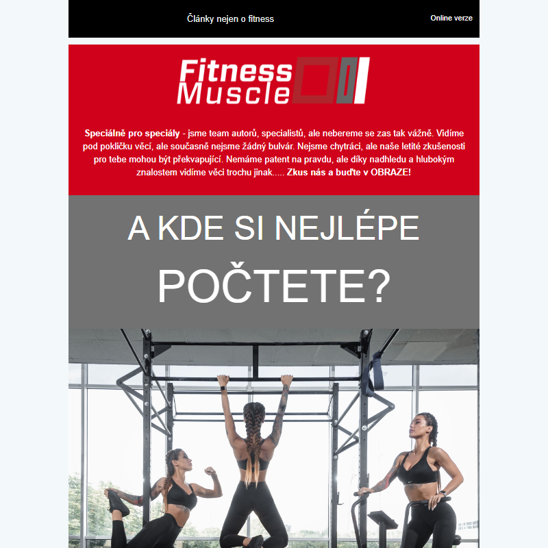 Fitness čtení na září: bulvár, návody, recepty, rozhovory