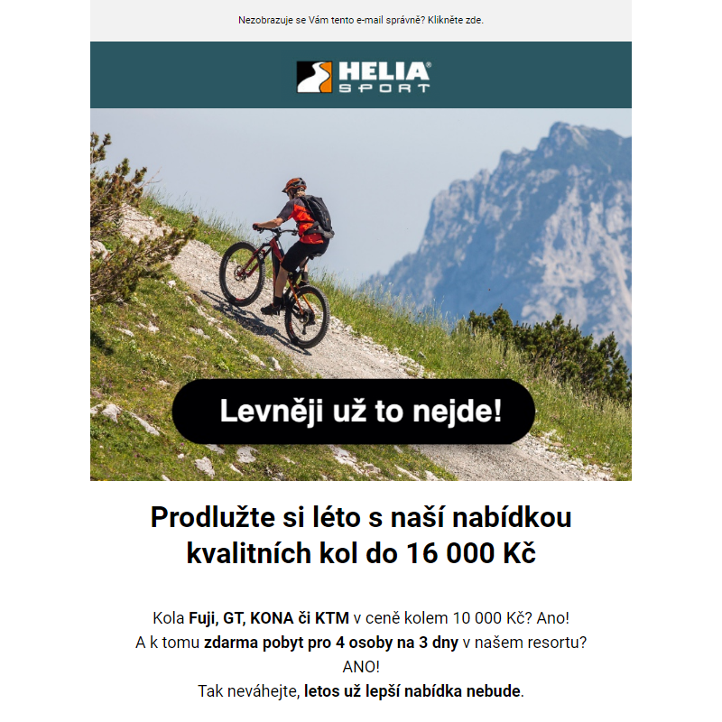 Kola Fuji, GT, KONA či KTM v ceně kolem 10 000 Kč? Ano! _