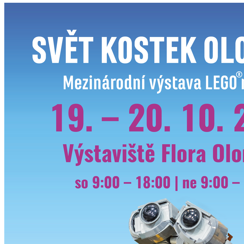 Výstava LEGO® modelů Svět kostek Olomouc 2024