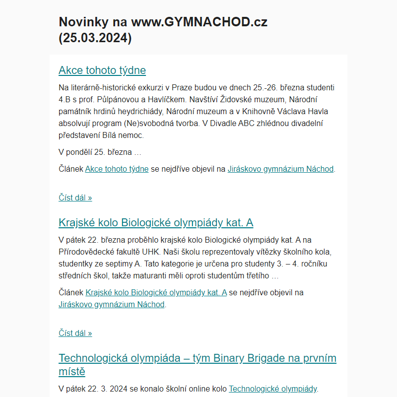 Novinky na www.GYMNACHOD.cz (25.03.2024)