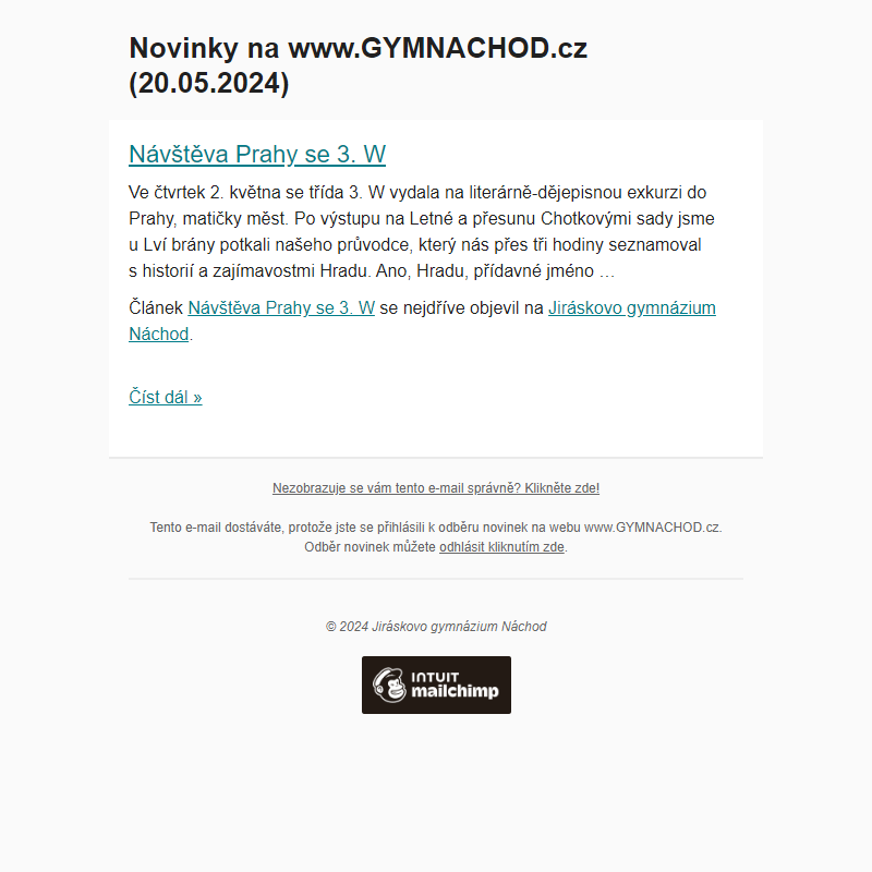Novinky na www.GYMNACHOD.cz (20.05.2024)