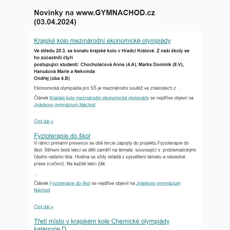 Novinky na www.GYMNACHOD.cz (03.04.2024)