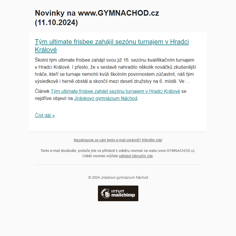 Novinky na www.GYMNACHOD.cz (11.10.2024)