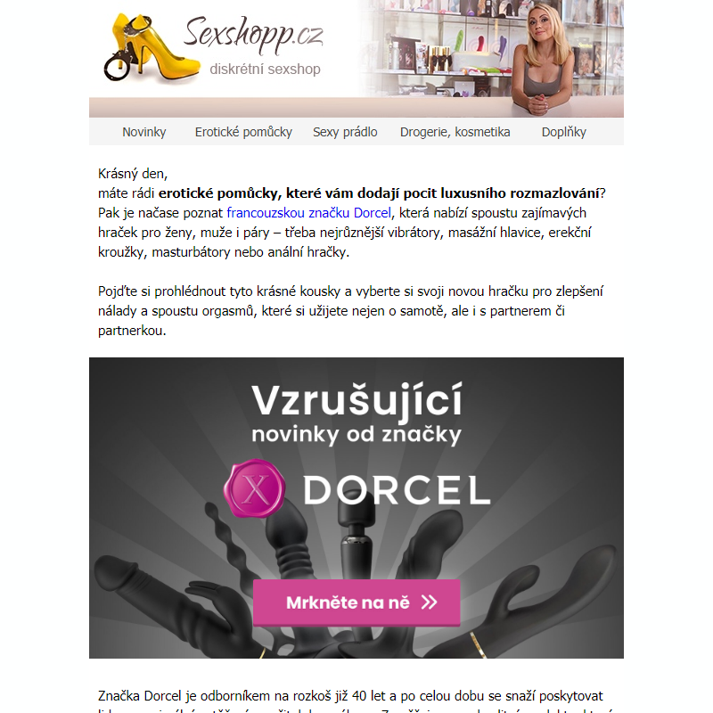 _ Neodolatelné novinky od značky Dorcel