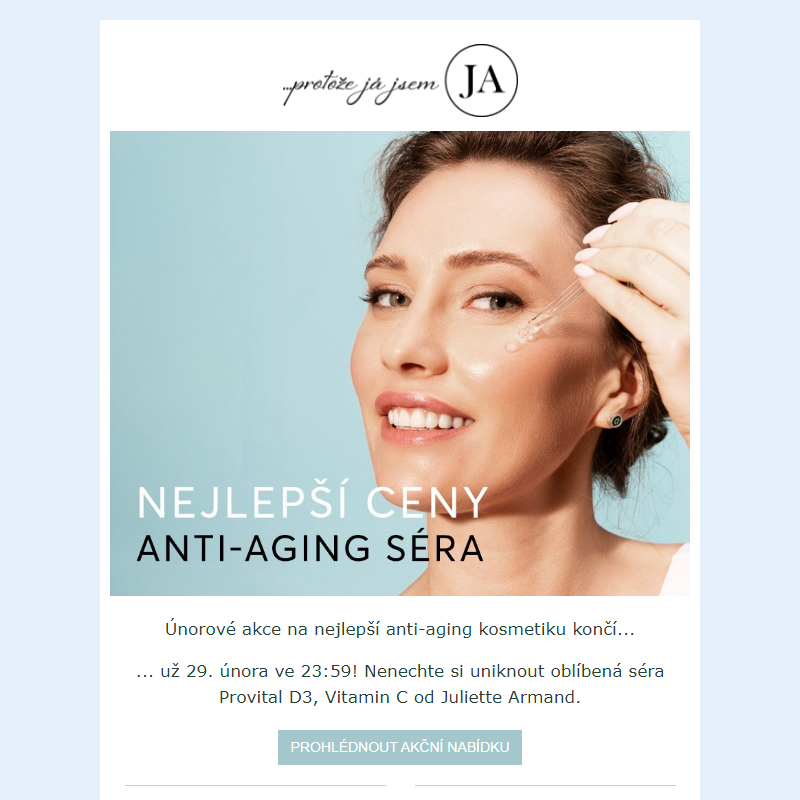Nejlepší ceny anti-aging kosmetiky