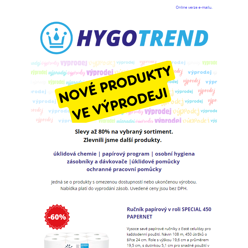 _ HYGOTREND | _ Nové výprodejové kousky za skvělé ceny! __