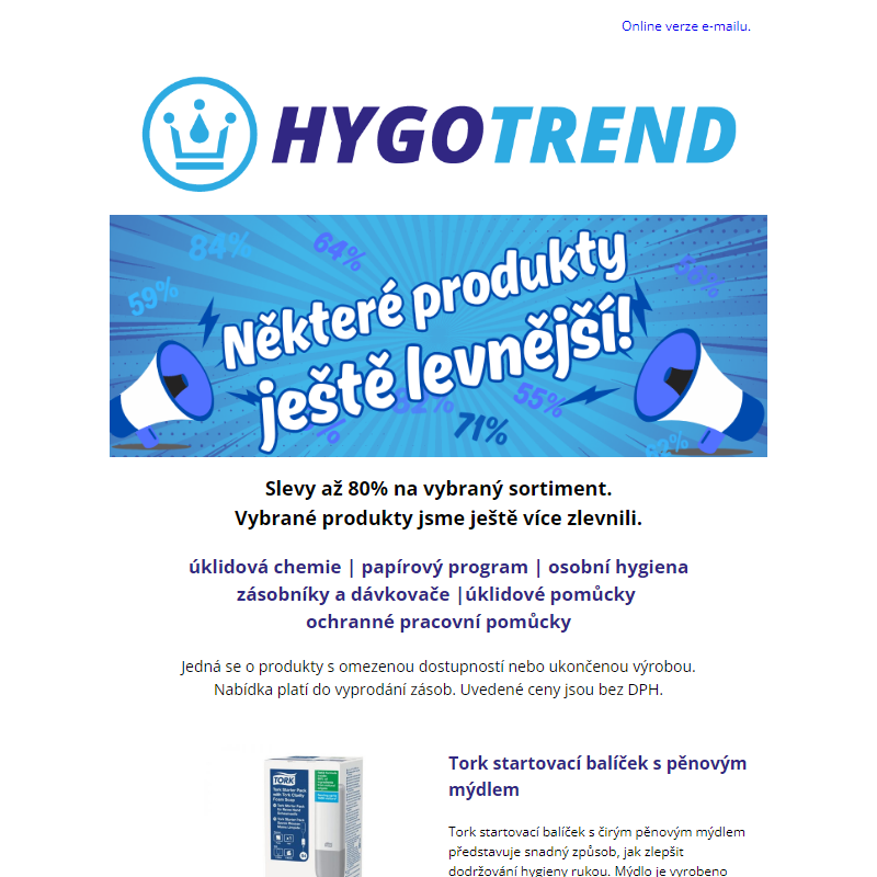 _ HYGOTREND | Výprodej, výprodej a zase výprodej %