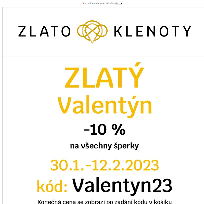 _ Zlatý Valentýn _ již jen do 12.února !!!