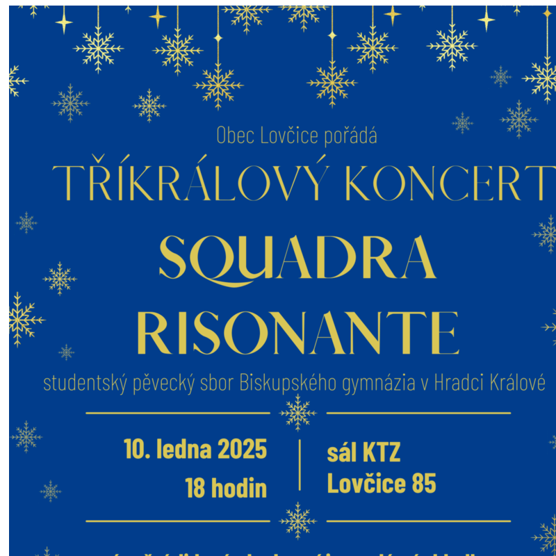 Tříkrálový koncert v Lovčicích