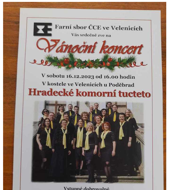 Vánoční koncert ve Velenicích