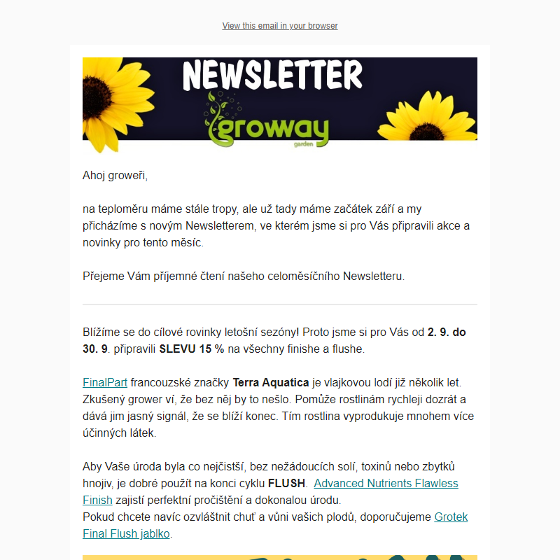 Newsletter Growway Garden