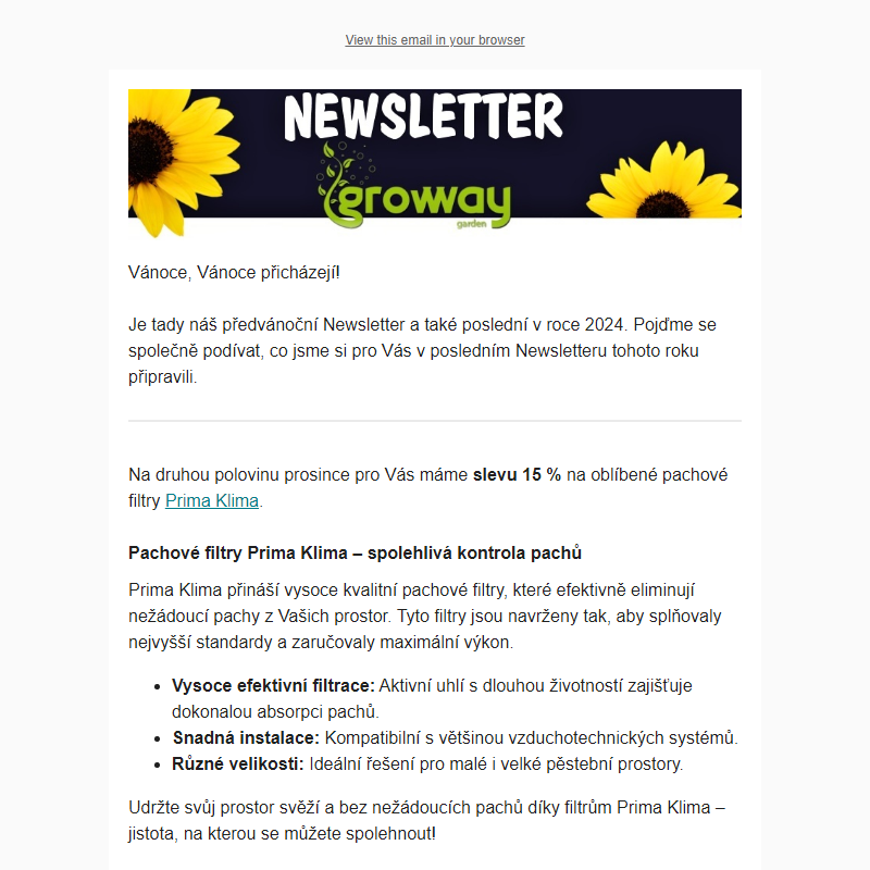 Newsletter Growway Garden