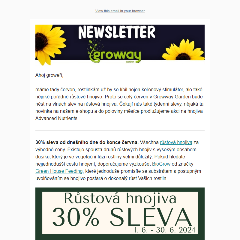 Newsletter Growway Garden _
