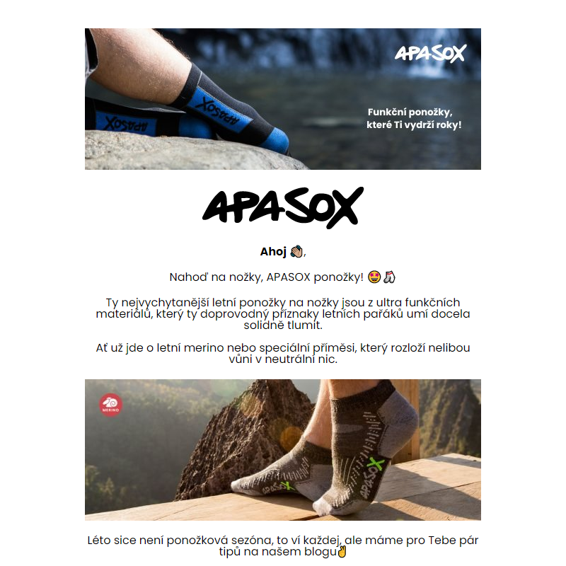 Letní ponožky APASOX