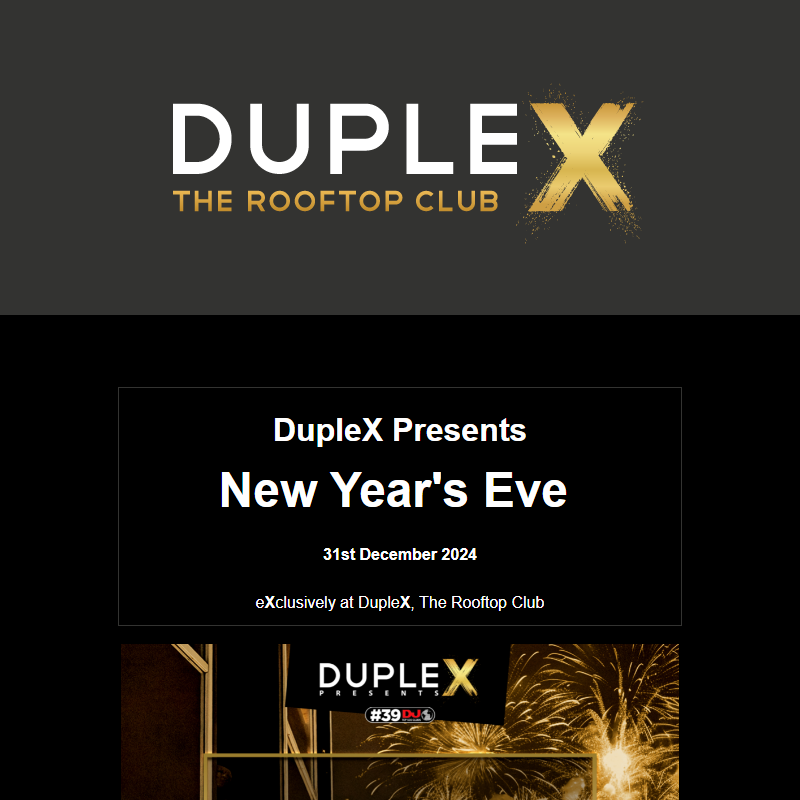 New Year's Eve at DupleX - Countdown to 2025 in Prague’s best club!