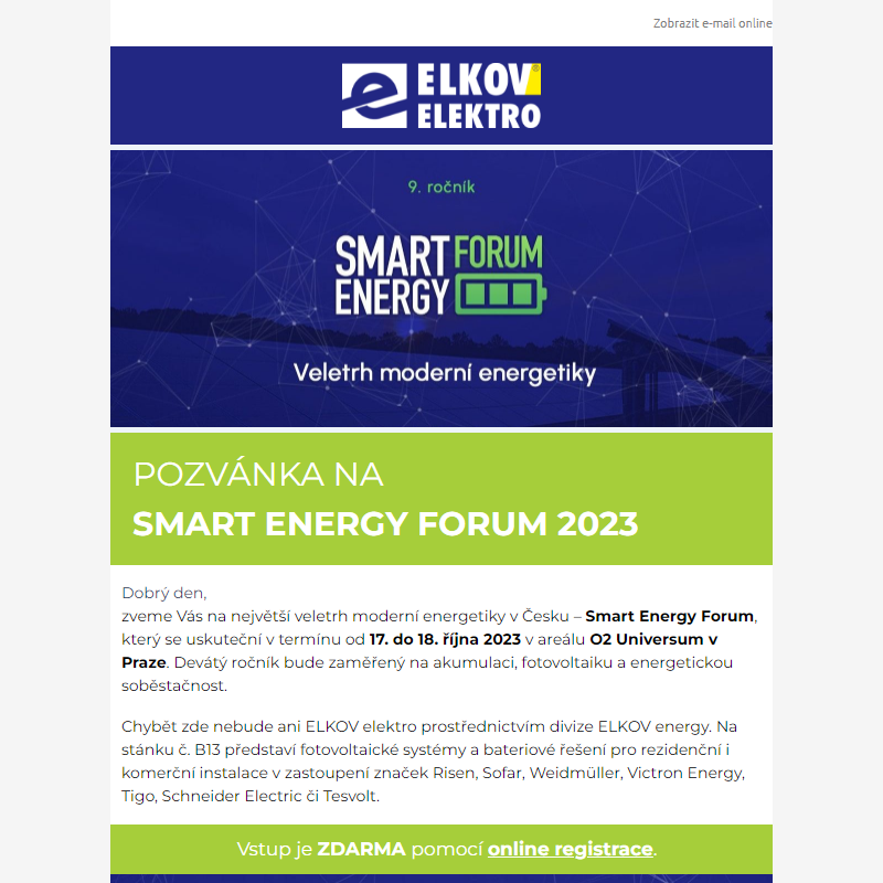 _ ELKOV energy na Smart Energy Forum