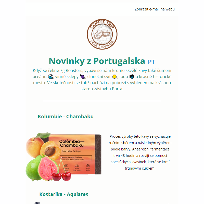 __ Portugalská pražírna na CoffeeTrip.cz a mnohem víc