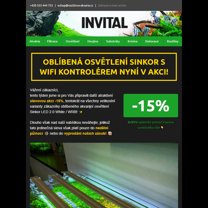 Oblíbená svítidla _ Sinkor s WiFi kontrolérem nyní v akci! _