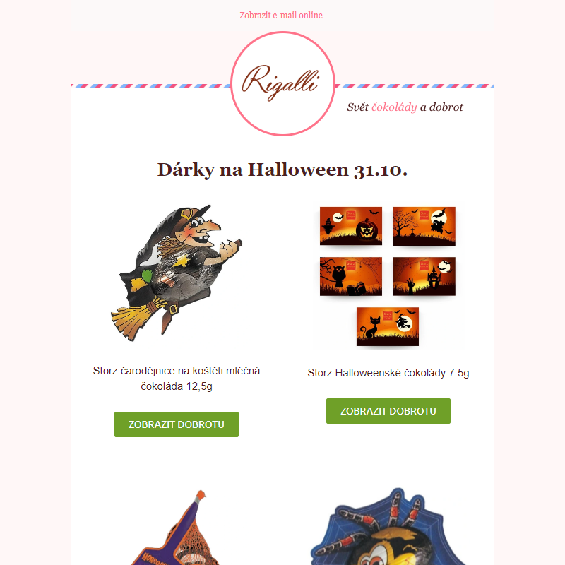 _ Dárky na Halloween a adventní kalendáře 2024 jsou skladem