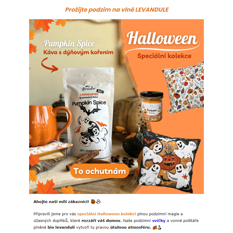 __ Halloween na vlně levandule - speciální podzimní kolekce _