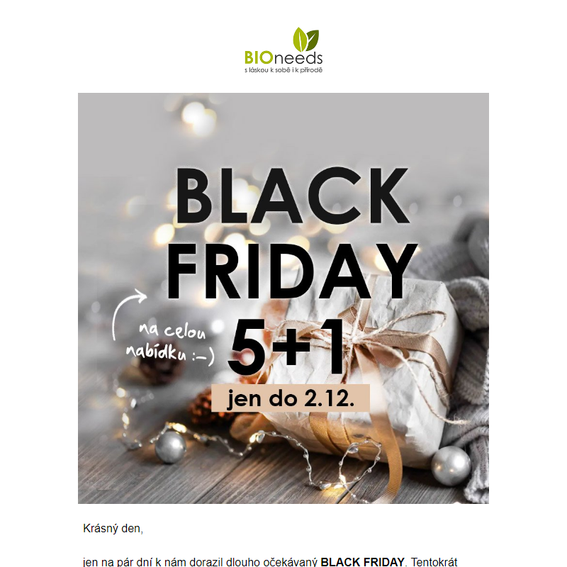 Je tu Black Friday _