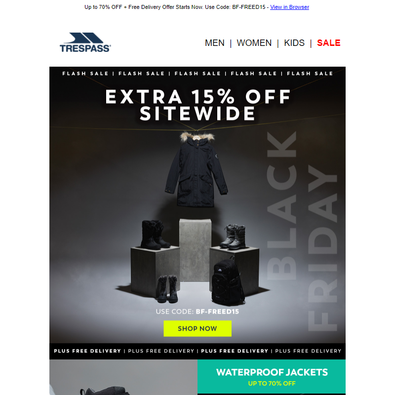 BLACK FRIDAY _ Extra 15% OFF Sitewide