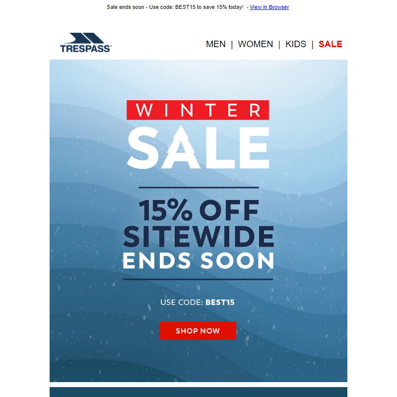 Winter Sale Ending _