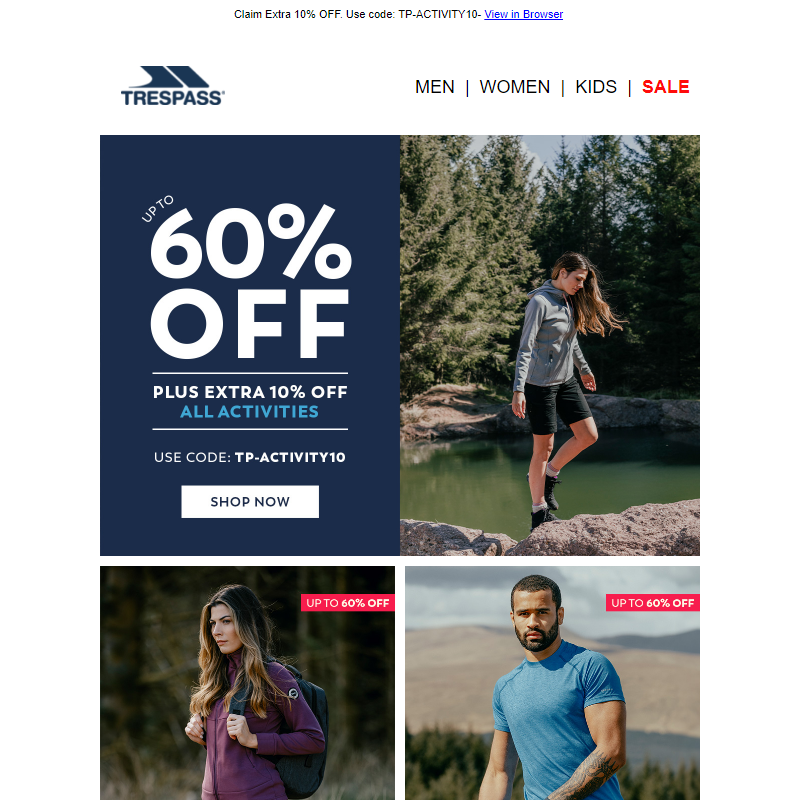 Up to 60% OFF | Adventure Must Haves