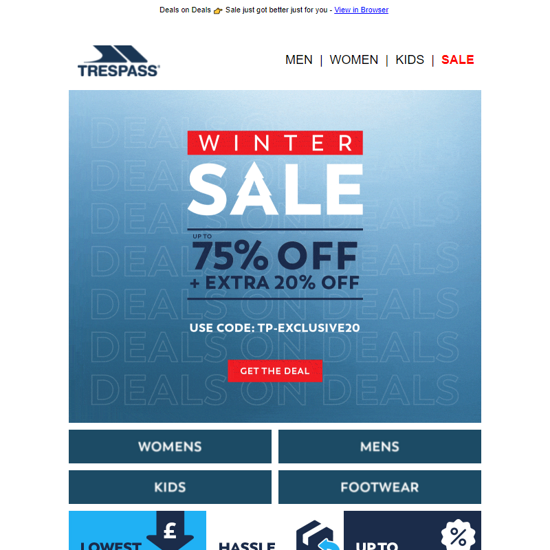 Exclusive Offer _ Extra 20% OFF Winter Sale