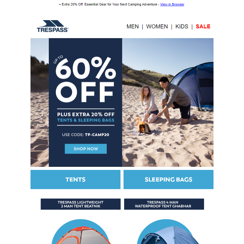 Up to 60% Off Camping Must Haves