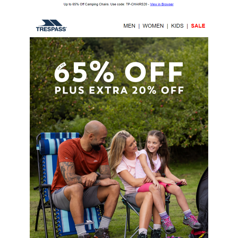 Extra 20% Off Chairs