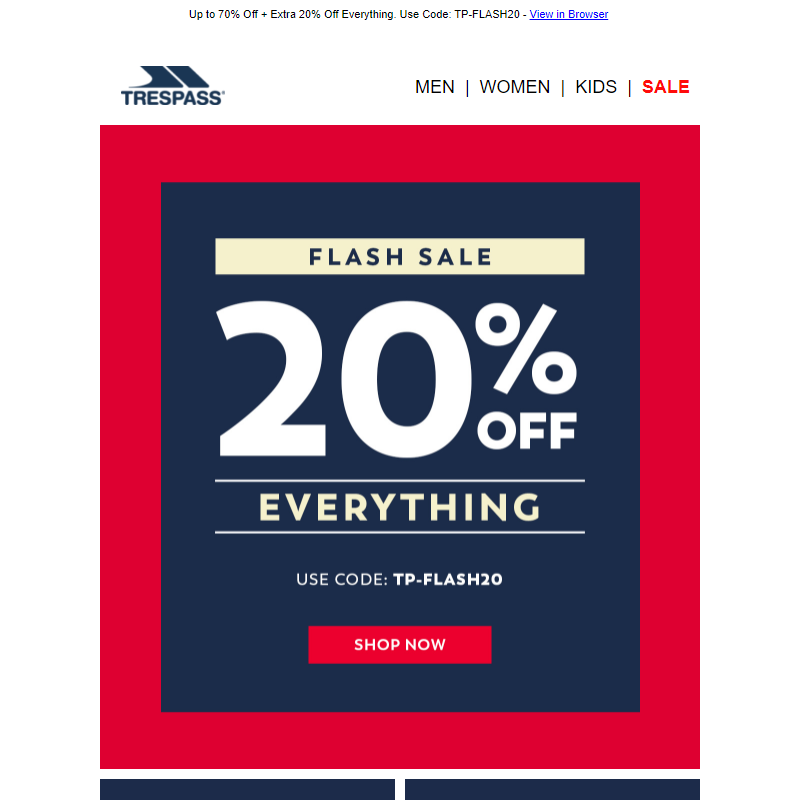 Extra 20% Off _ Flash Sale