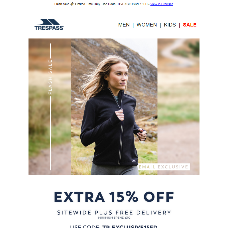 Exclusive Offer _ Extra 15% Off + Free Delivery