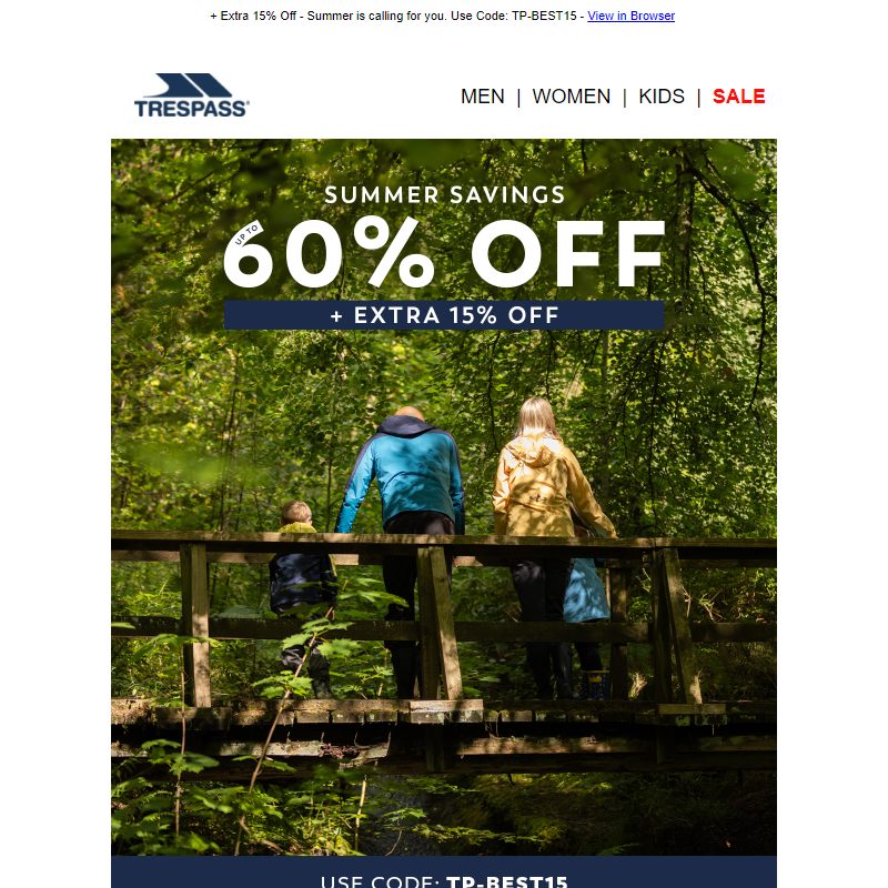 Up to 60% Off Summer Savings