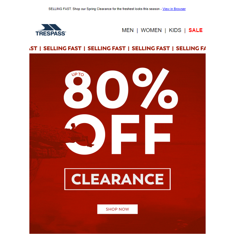 Up to 80% off Clearance | Selling Fast
