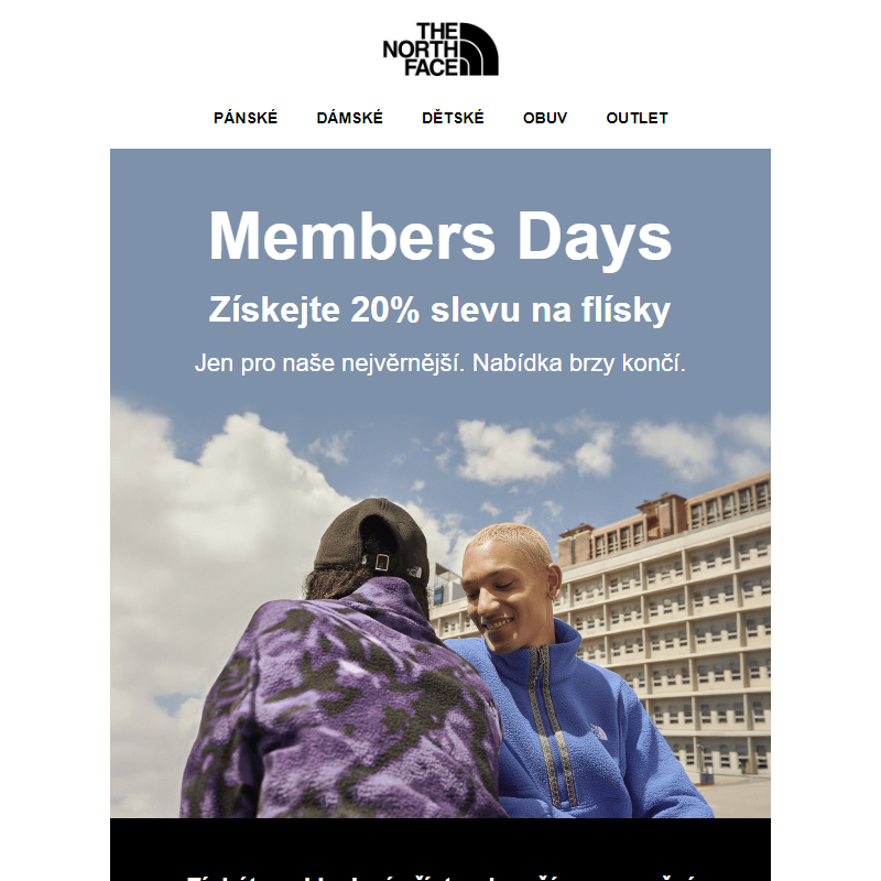 Members Days: sleva 20 % na flísky